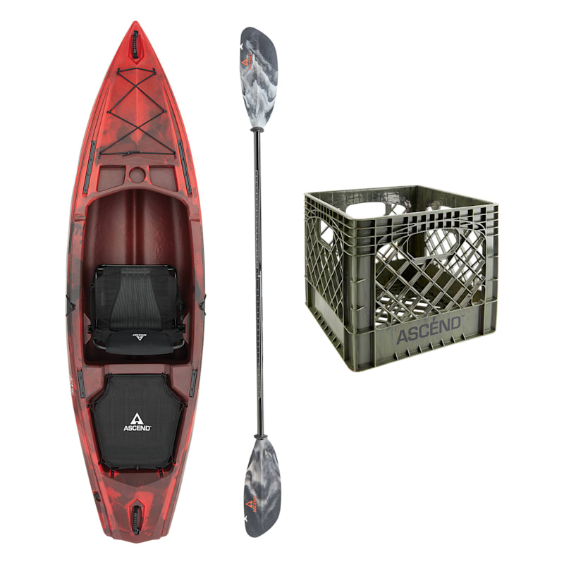Ascend 10SI Sit-In Kayak Fishing Package