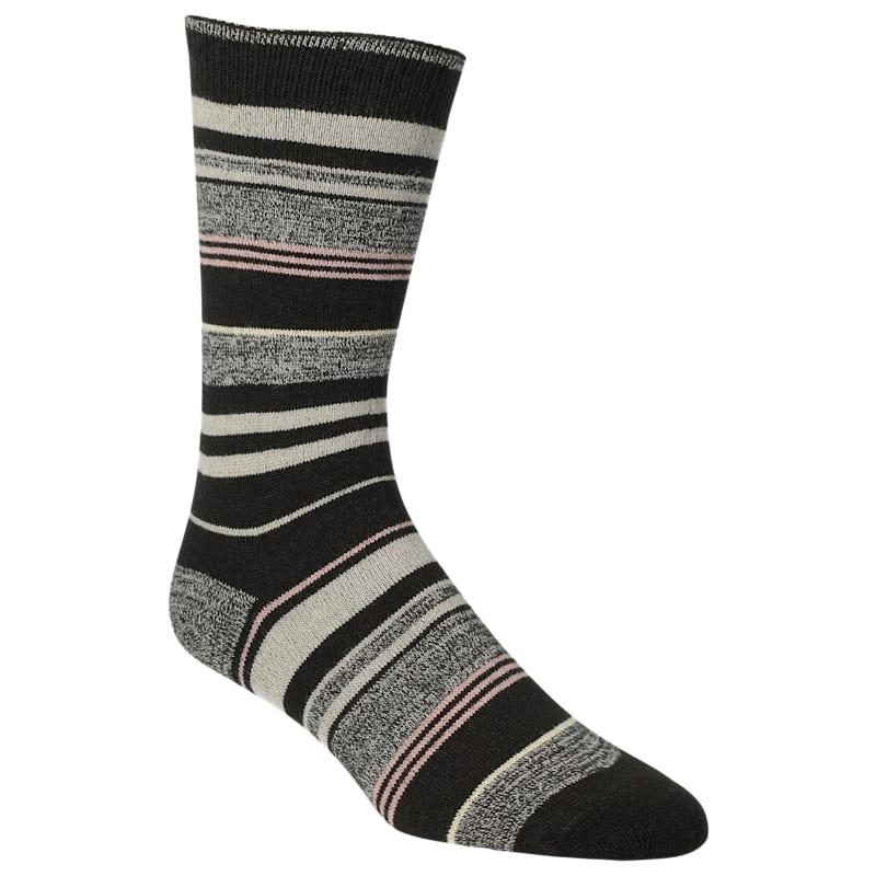 Heat Holders Stripe ULTRA LITE Thermal Crew Socks for Ladies