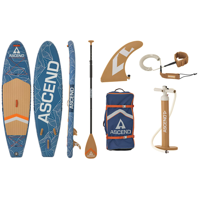 Ascend 10'6" Inflatable Stand-Up Paddleboard Package