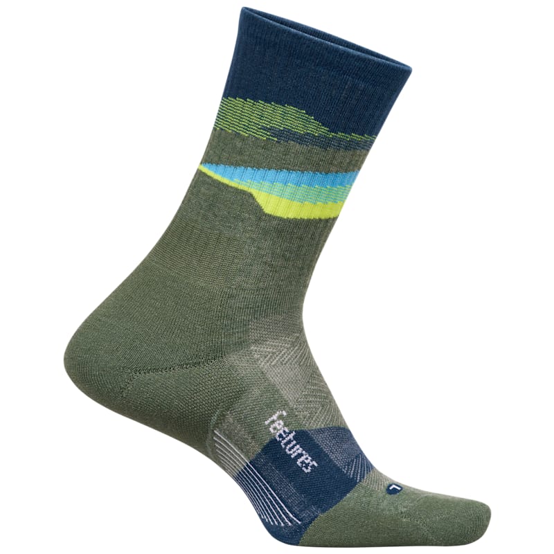 Feetures Trail Max Cushion Mini Crew Socks for Men