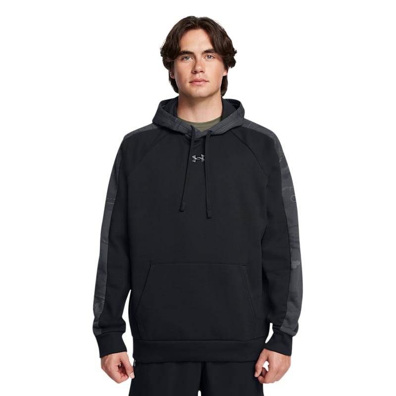 Under Armour Rival Fleece Camo Blocked Long-Sleeve Hoodie for Men