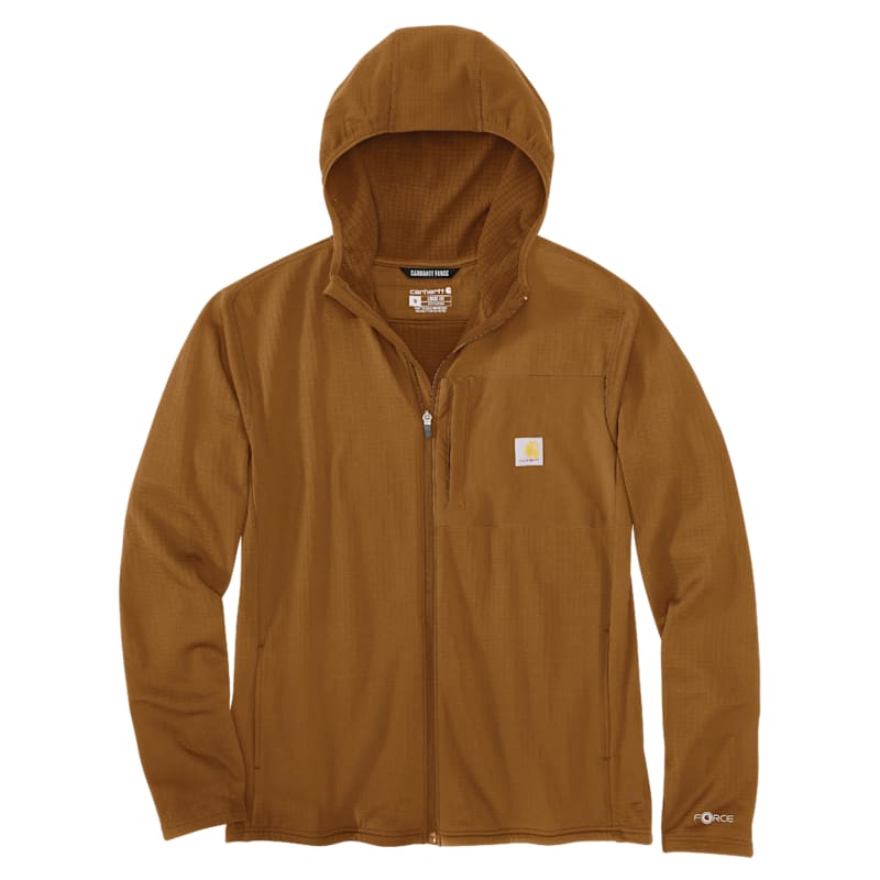 Carhartt Force Full-Zip Long-Sleeve Hooded Shirt for Men