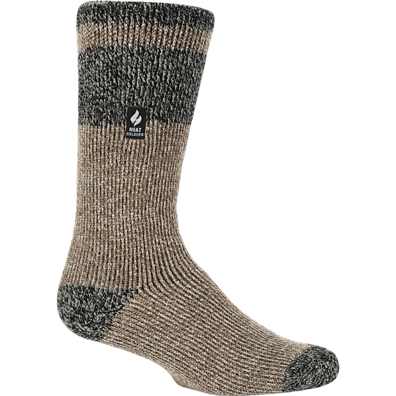 Heat Holders Rook Original Block Twist Crew Socks for Men