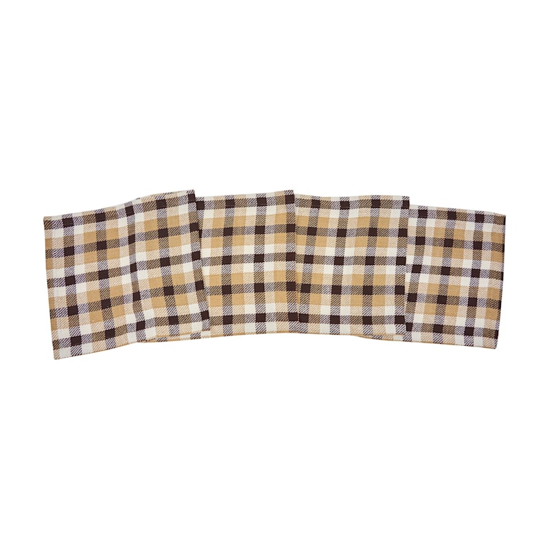 C&F Home Dunmore Plaid Cocoa Table Runner