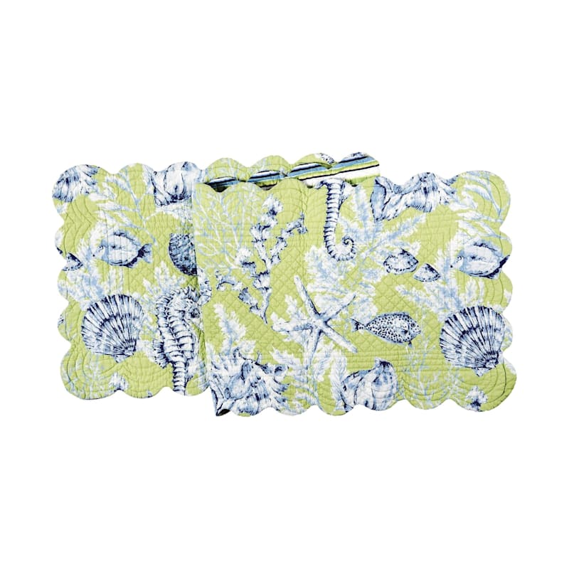 C&F Home Fenwick Isle Green Table Runner