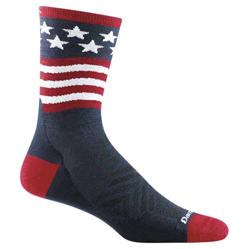 Darn Tough Patriot Micro-Crew Ultralightweight Running Socks for Men