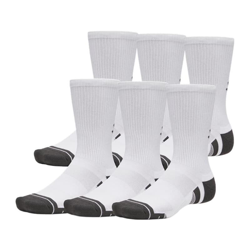 Under Armour Performance Tech Breathable Crew Socks 6-Pair Pack for Women