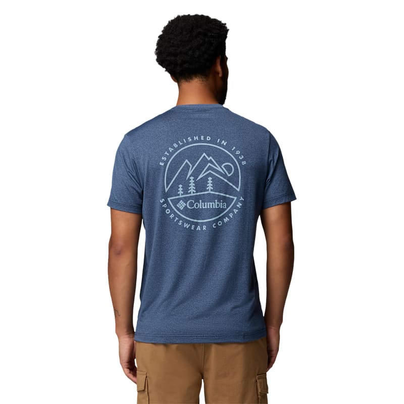 Columbia Parsons Point Linear Peaks Graphic Short-Sleeve T-Shirt