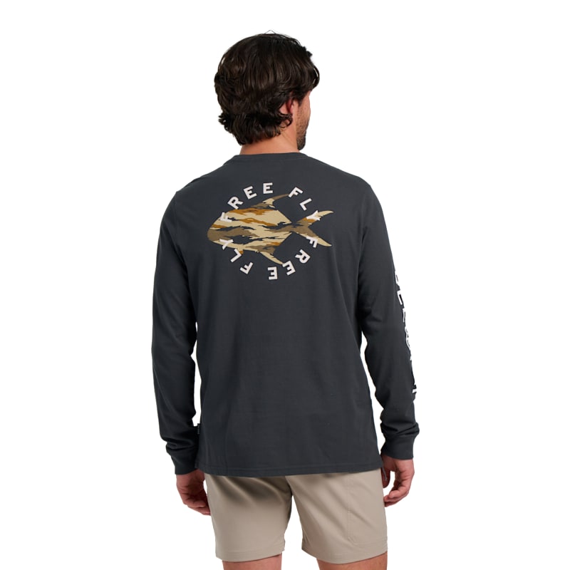 Free Fly Sandy Island Camo Permit Long-Sleeve Shirt