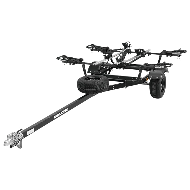 Malone MicroSport Off-Road 2-Kayak and 2-Bike Trailer Package