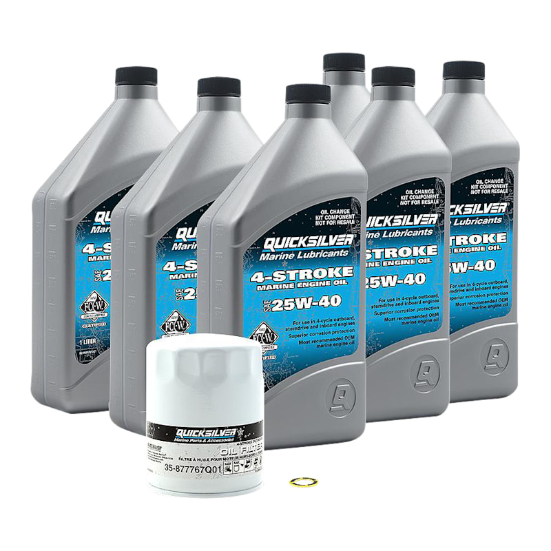 Quicksilver Oil Change Kit for Mercury L4 Verado 4-Stroke Engines