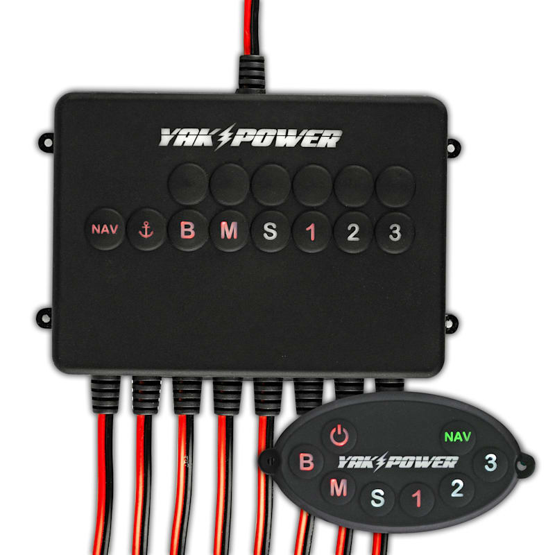 Yak-Power 8-Circuit Bluetooth Enabled Switching System