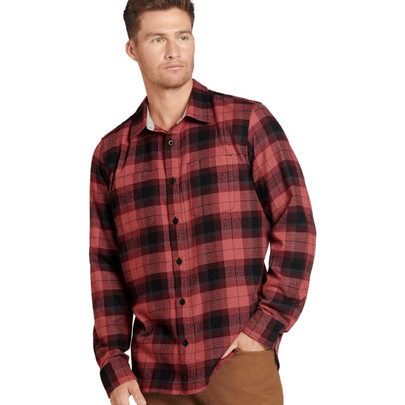 Jockey Outdoors Dual Pocket Long-Sleeve Flannel Shirt for Men