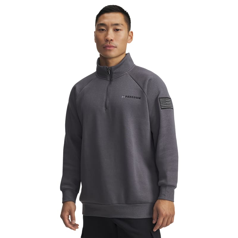 Under Armour Freedom Icon Fleece Half-Zip Long-Sleeve Pullover for Men
