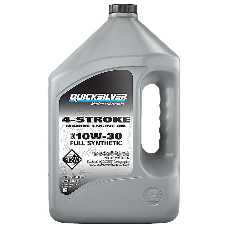Quicksilver SAE 10W-30 Full-Synthetic 4-Stroke Marine Engine Oil