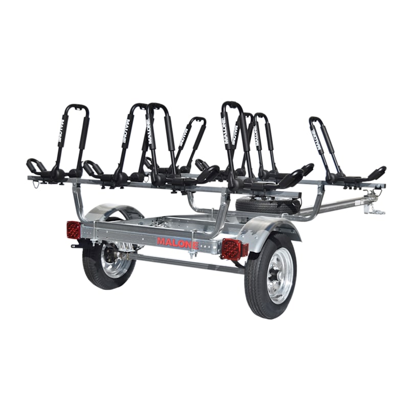 Malone Paddle Gear MicroSport J-Pro2 4-Kayak Trailer Package