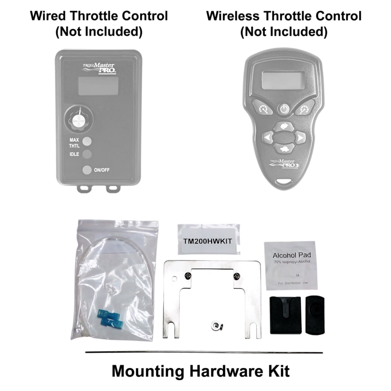 TROLLMaster Remote Throttle Controller Mounting Hardware Kit