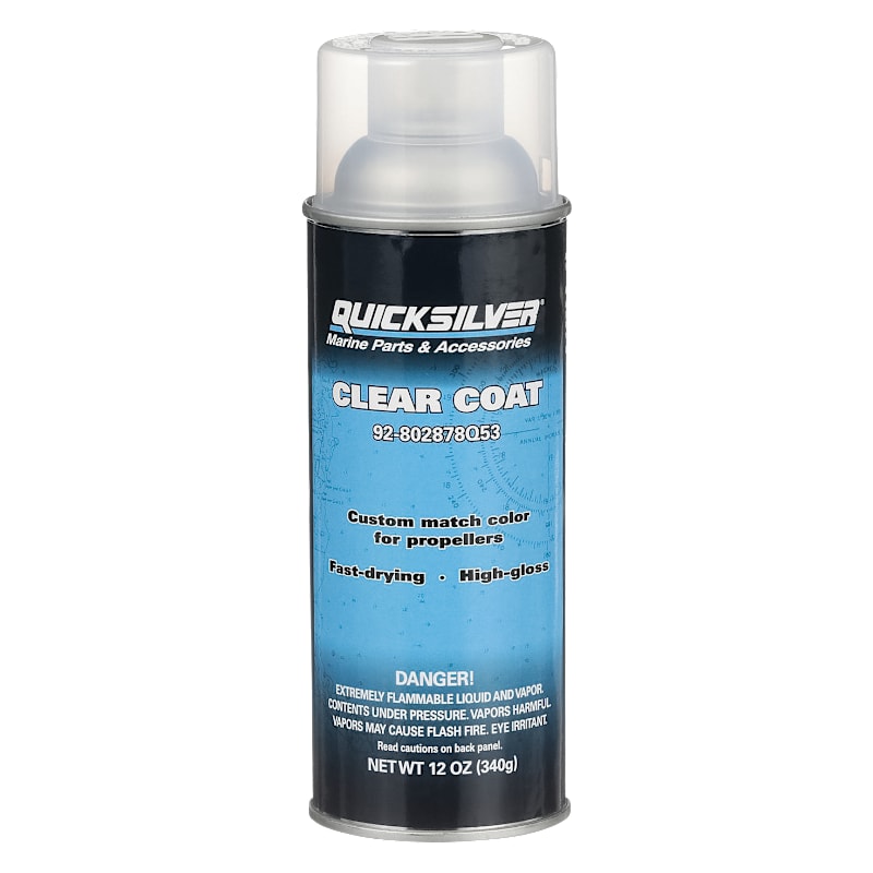 Quicksilver Clear Coat Enamel Spray Paint