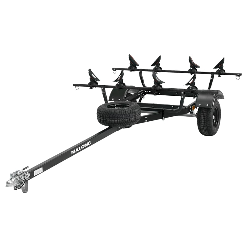Malone MicroSport Off-Road 2-Kayak Saddle-Up Trailer Package