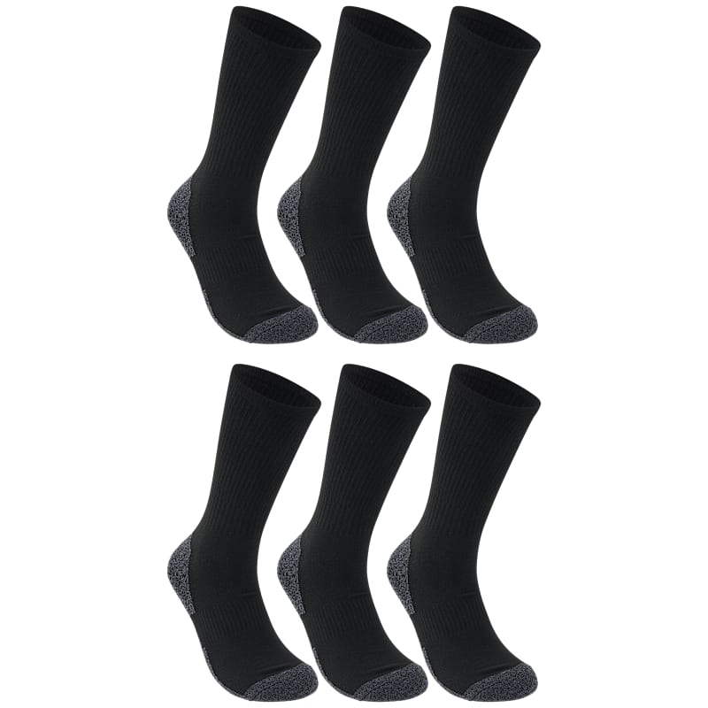 RedHead Performance Crew Socks for Men 6-Pack