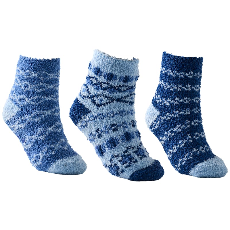 Natural Reflections Softlash Quarter Socks 3-Pair Pack for Women