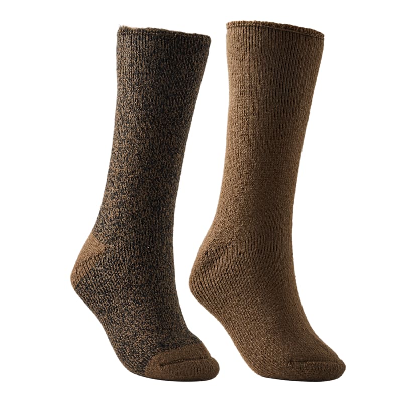 Cabela's Heavyweight Thermal Crew Socks 2-Pair Pack for Men