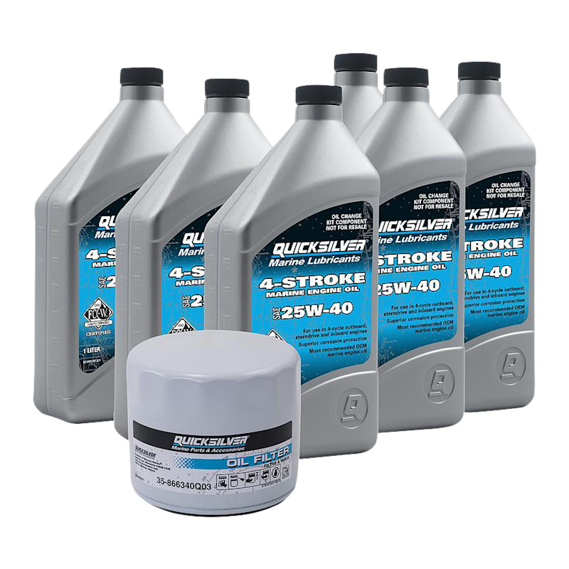 Quicksilver Oil Change Kit for Mercury Sterndrive and Inboard Engines