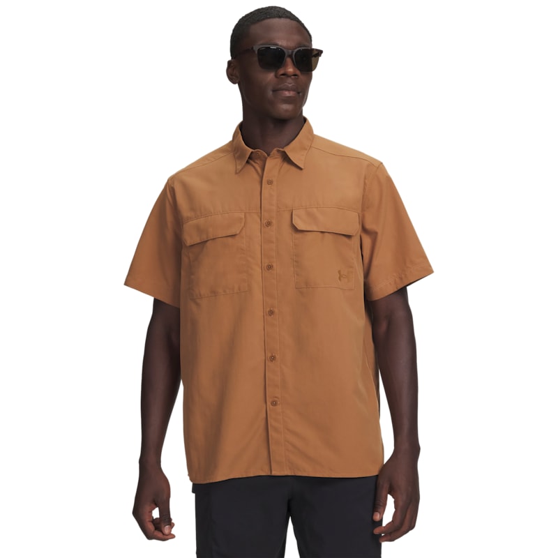 Under Armour Explor Woven Button-Down Short-Sleeve Shirt