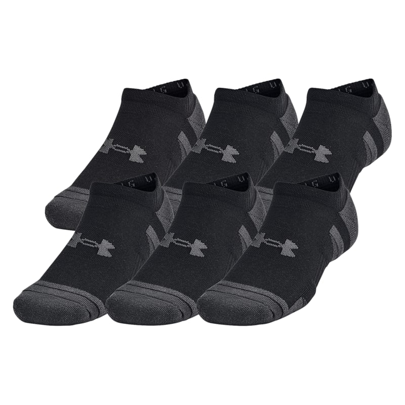 Under Armour Performance Tech No-Show Socks 6-Pair Pack