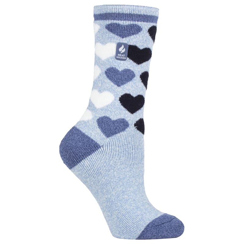 Heat Holders LITE Jennifer Heart Crew Socks for Ladies