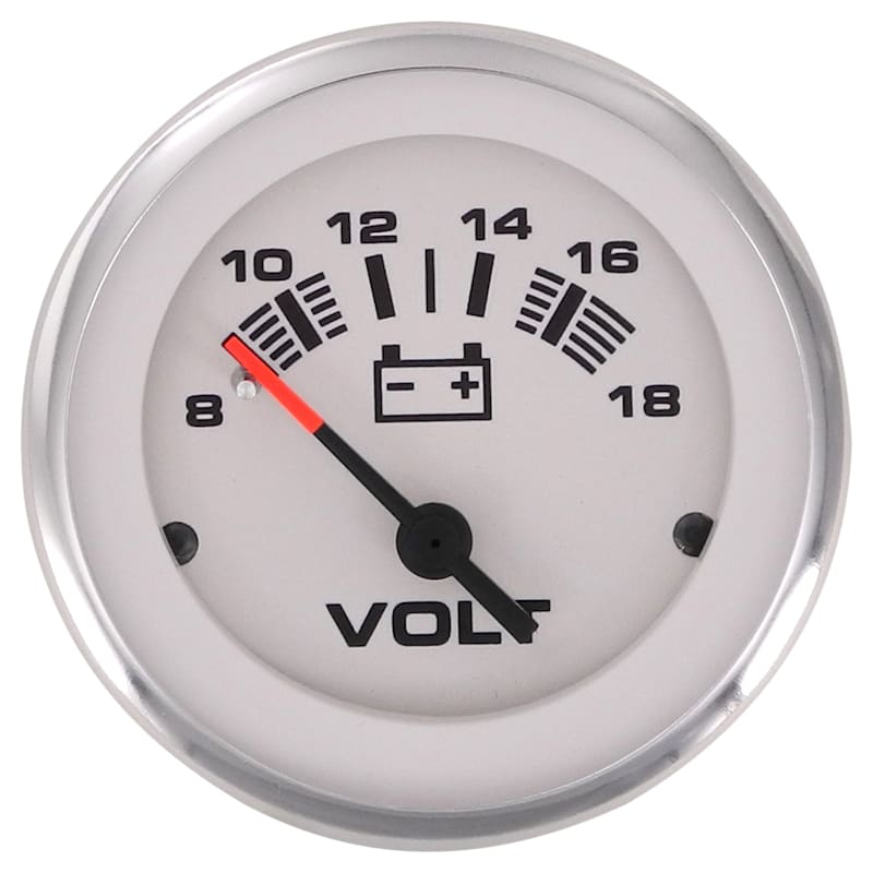 Sierra Lido Pro Series Fog-Resistant Voltmeter Gauge