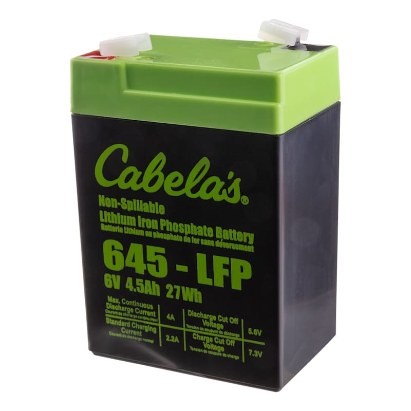 Cabela's Non-Spillable Lithium Iron Phosphate Battery