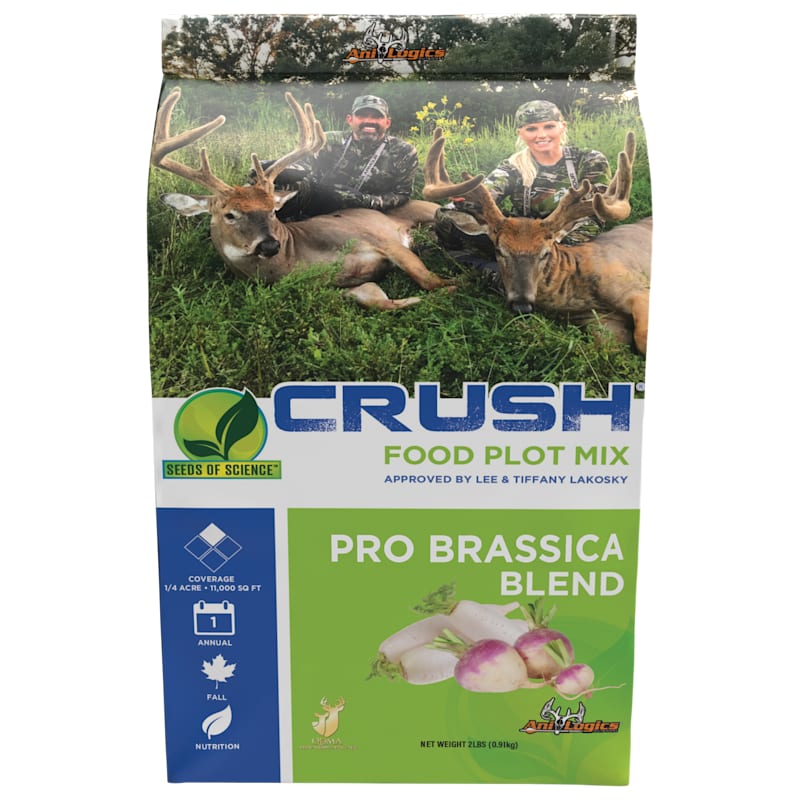 Ani-Logics CRUSH Brassica Blend Food Plot Mix Deer Supplement