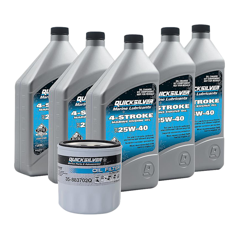 Quicksilver Oil Change Kit for Mercury Sterndrive and Inboard V6 Engines
