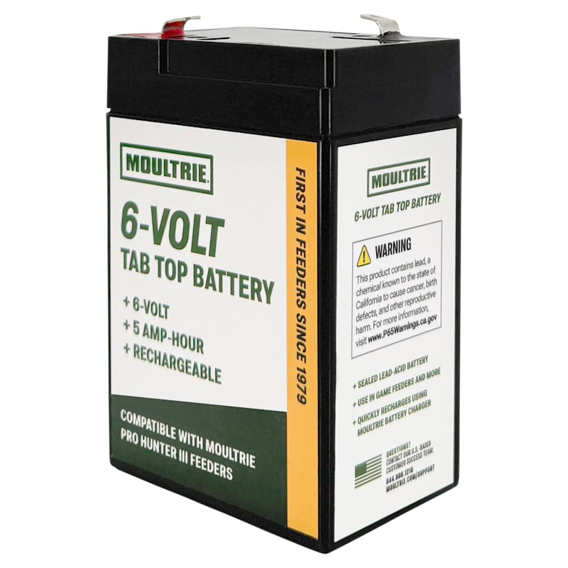 Moultrie 6V Tab Top Battery