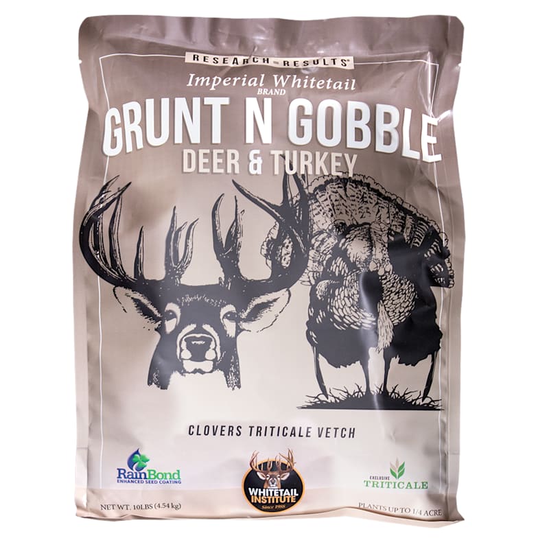 Whitetail Institute Imperial Whitetail Grunt N Gobble Food Plot Seed Mix