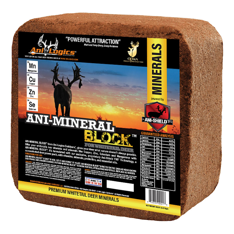 Ani-Logics Ani-Mineral Block Nutritional Supplement for Deer