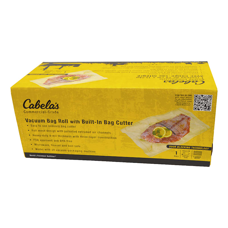 Cabela's Commercial Grade Vacuum Sealer Bag Rolls with Bag Cutter