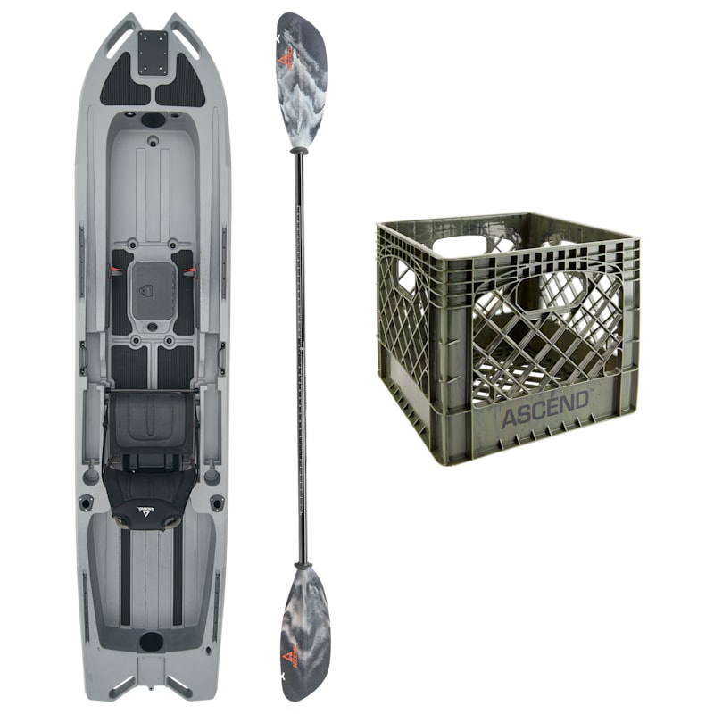Ascend 133X Sit-On-Top Fishing Kayak Package