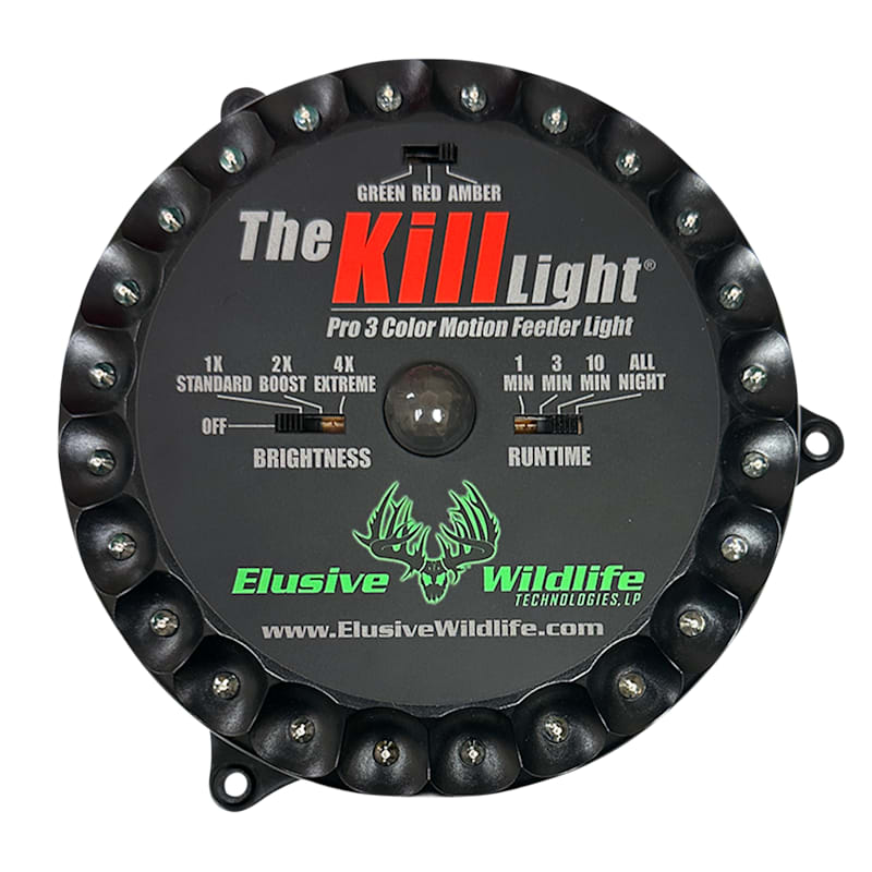 Elusive Wildlife Kill Light PRO 3-Color Feeder Light