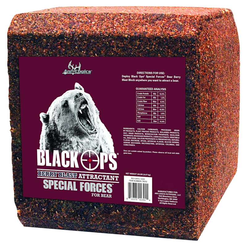Ani-Logics Black Ops Special Forces Block Bear Attractant