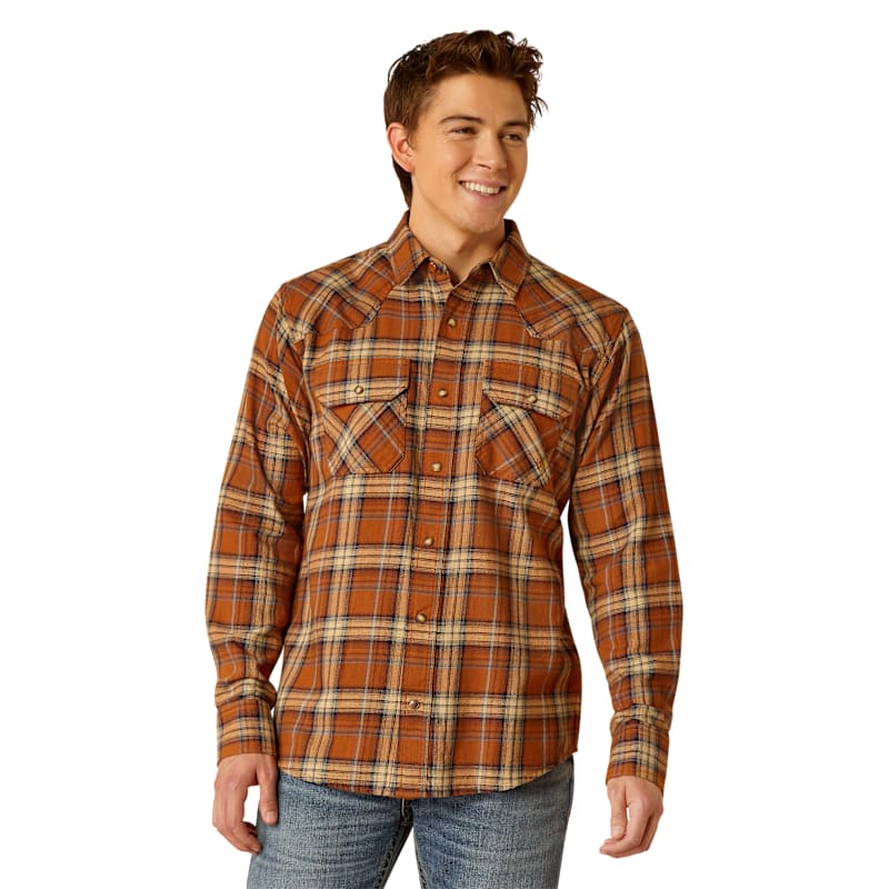 Ariat Muir Woods Trail Retro Long-Sleeve Snap Shirt for Men