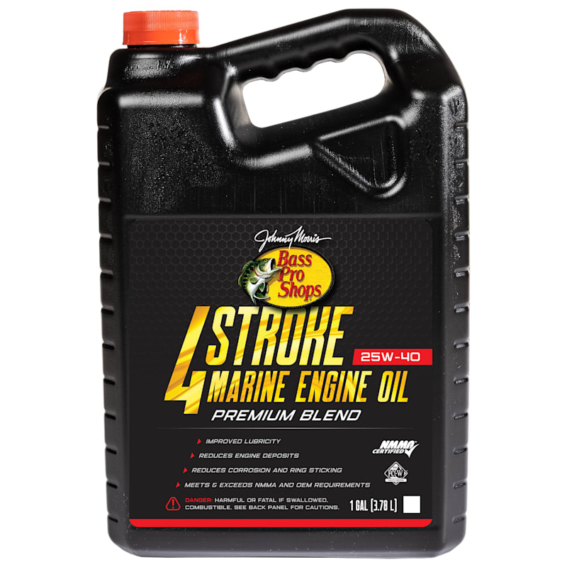 Bass Pro Shops 4-Stroke 25W-40 Marine Engine Oil Premium Blend