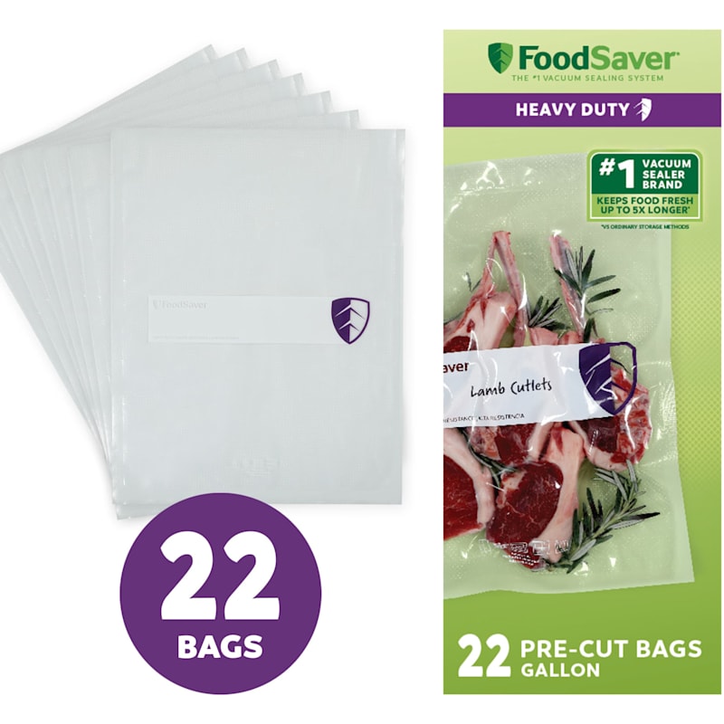 FoodSaver Heavy-Duty Gallon Vacuum Sealer Bags