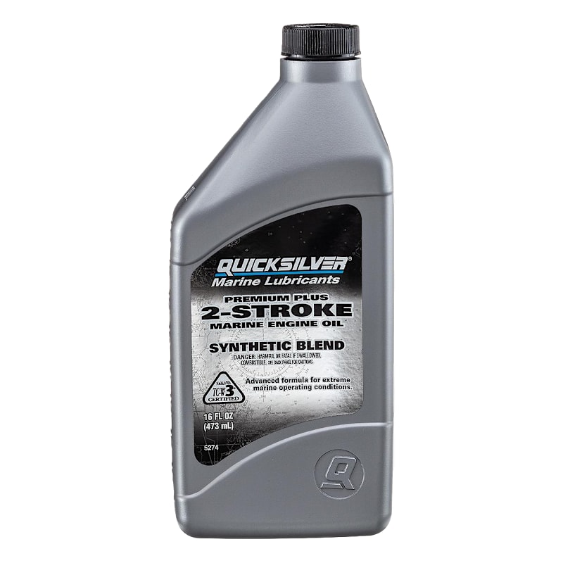 Quicksilver Premium Plus 2-Stroke TC-W3 Outboard Motor Oil