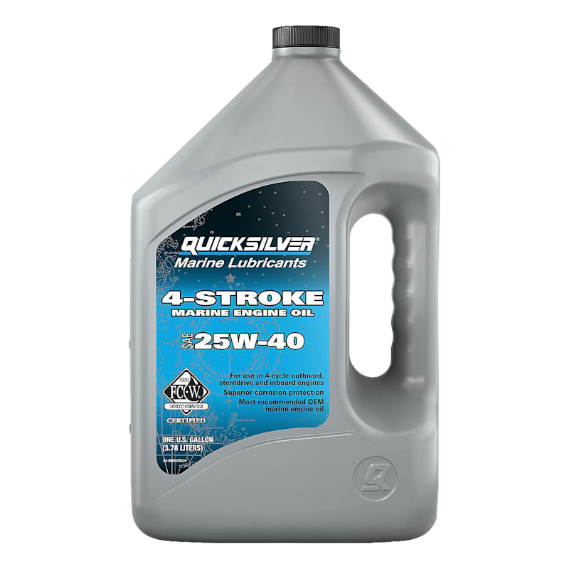 Quicksilver 25W40 4-Stroke Marine Engine Oil