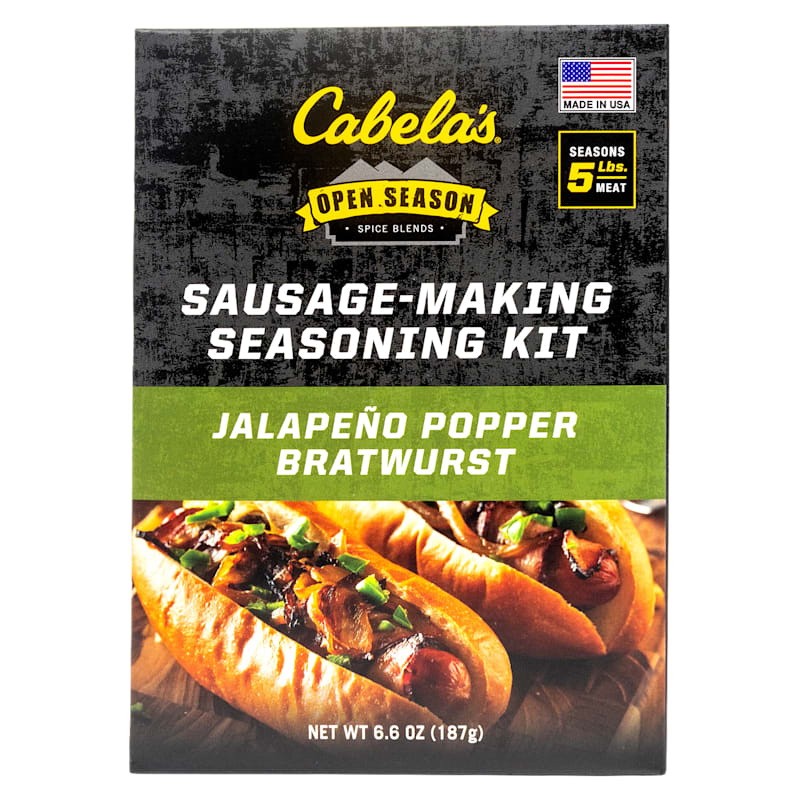 Cabela's Open Season Jalapeno Popper Bratwurst Sausage-Making Kit