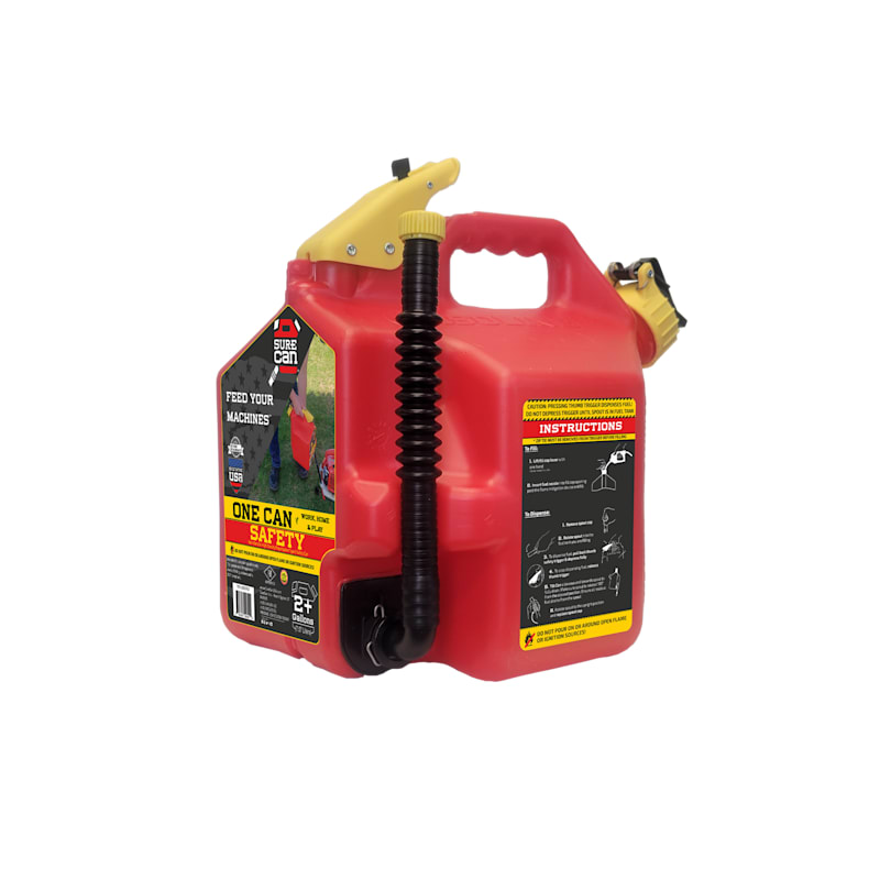 SureCan 2+ Gallon Gasoline Type II Safety Can