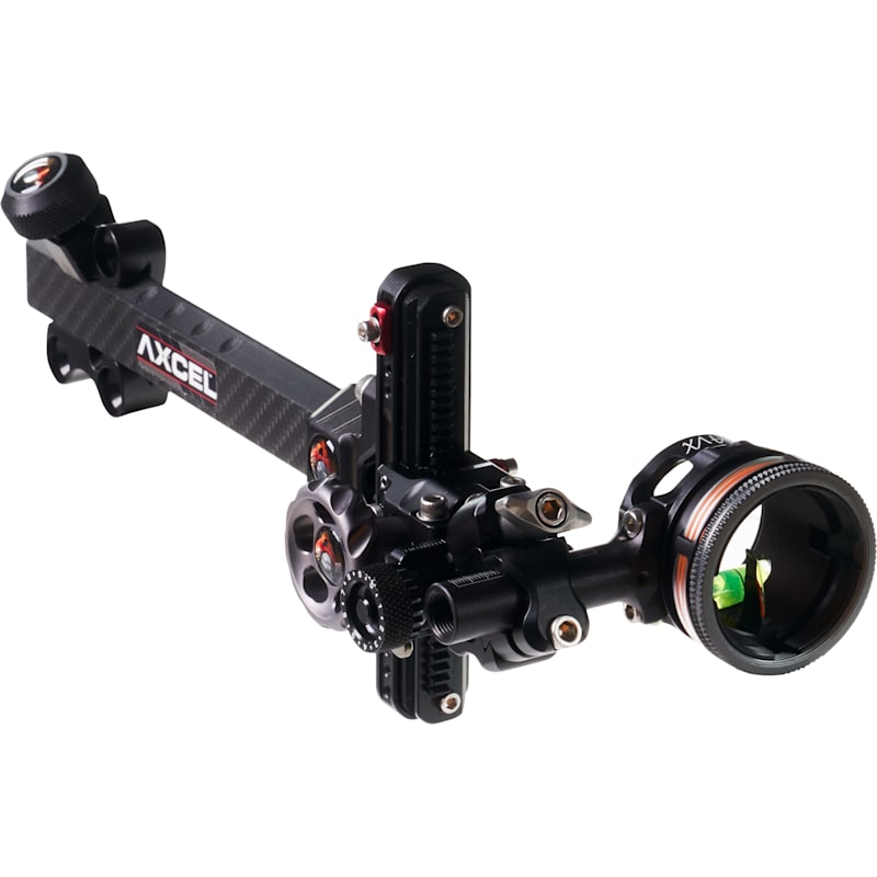 AXCEL Landslyde Carbon Pro Slider Bow Sight with Ranger Double Pin