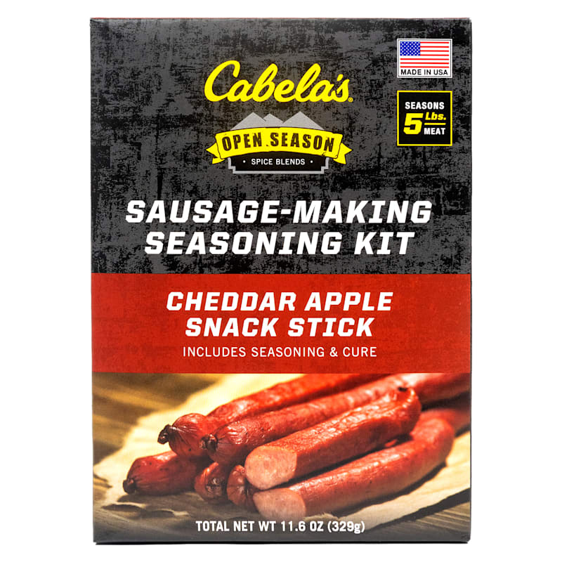 Cabela's Open Season Cheddar Apple Snack Stick Sausage-Making Seasoning Kit